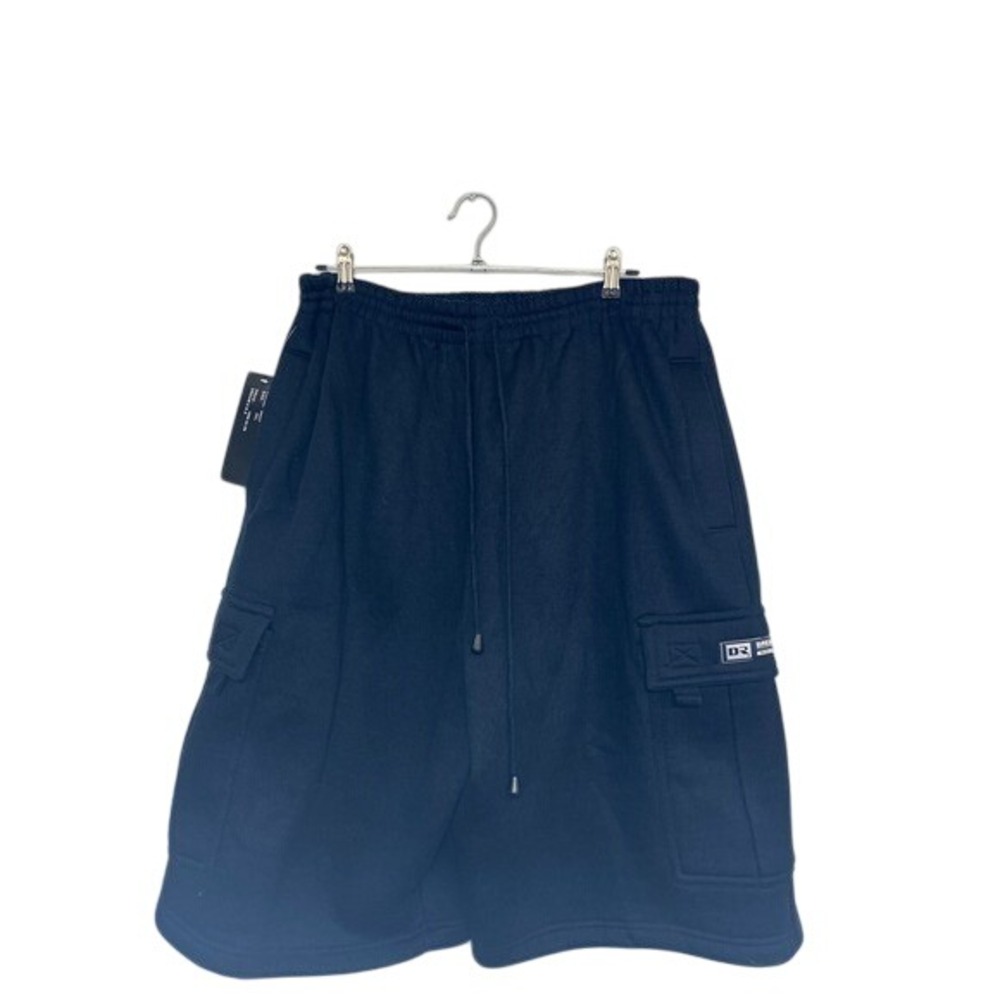Vintage Y2K‎ DREAM USA Navy Blue Elastic Waistband Cargo Shorts  Mens